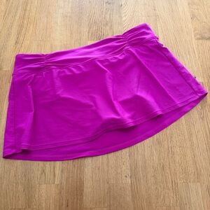 Athleta MEDIUM Pink Skirted Swim Bottoms